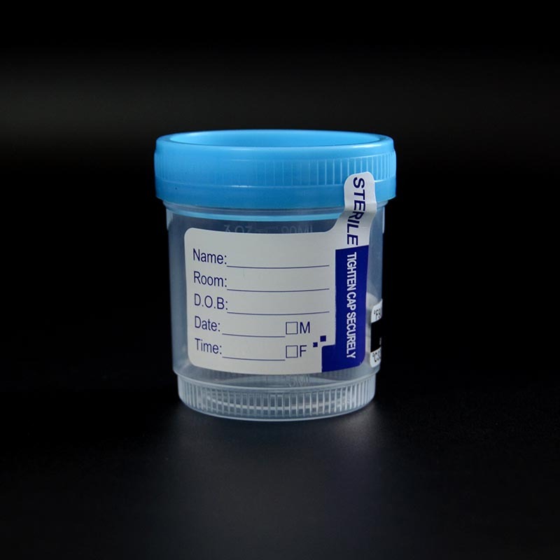 90ml Urine Specimen Cups with Blue Screw Cap